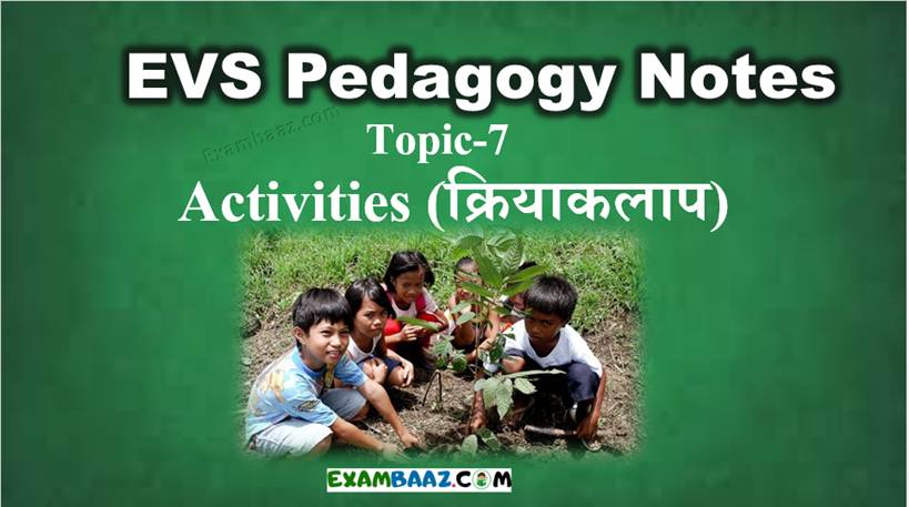 evs pedagogy notes activities