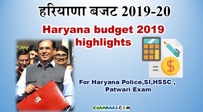 Haryana budget 2019 highlights
