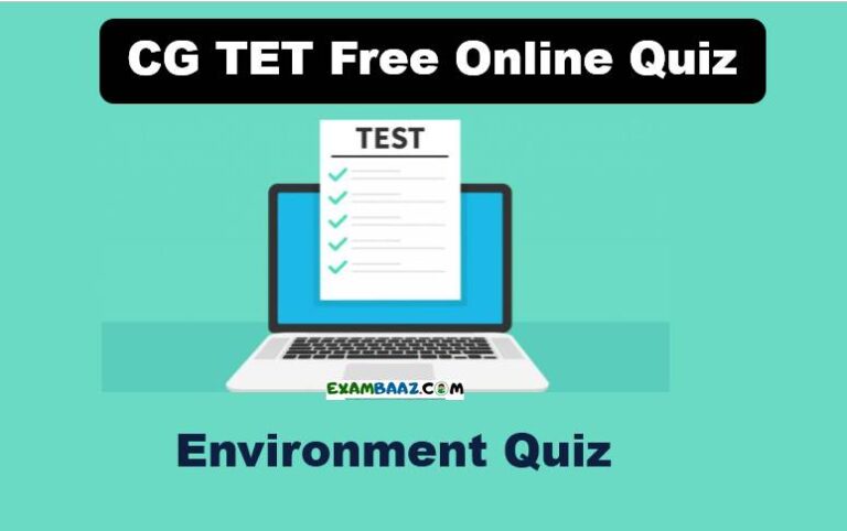 CG TET Free Online Quiz