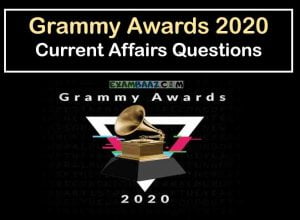 Grammy Awards 2020 Current Affairs Questions