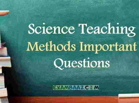 Science Teaching Methods Important Questions
