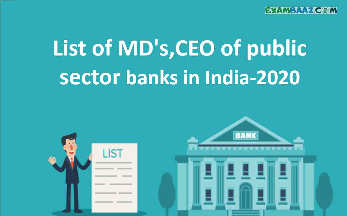 All Bank CEO List 2020 PDF Download