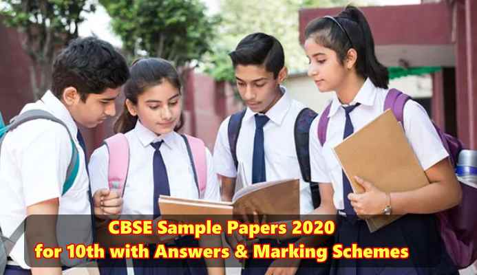 Latest CBSE Sample Papers For Class 10 2020 PDF 