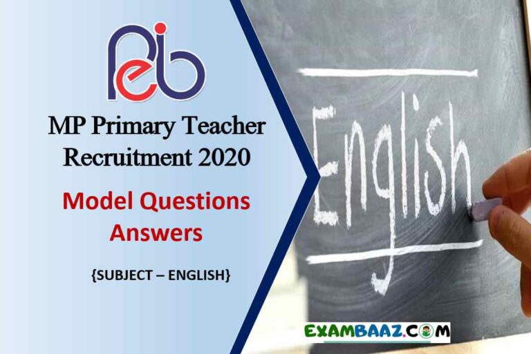 Samvida Shikshak Varg 3 English Question Paper