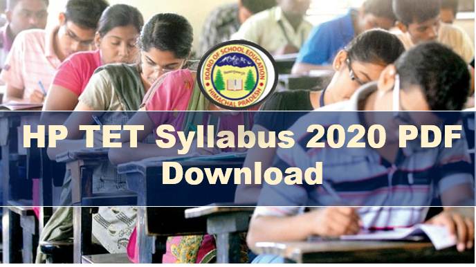 HP TET Syllabus 2020 PDF Download