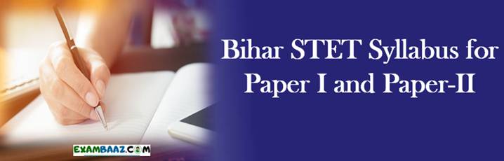 Bihar STET Syllabus 2020