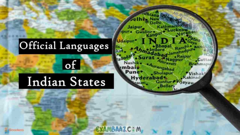 Official Languages of All Indian States