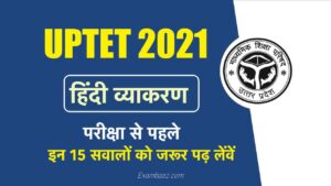 UPTET Exam 2021: परीक्षा में शामिल होने से पहले 'हिंदी व्याकरण'(संज्ञा,सर्वनाम तथा विशेषण) के इन संभावित सवालों का अभ्यास, एक बार जरूर करे  
