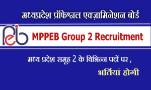 MPPEB Group 2 Recruitment: मध्यप्रदेश समूह 2 (उप समूह 2) के विभिन्न पदों पर कराई जानी है नियुक्ति, 8 अक्टूबर से करें आवेदन 