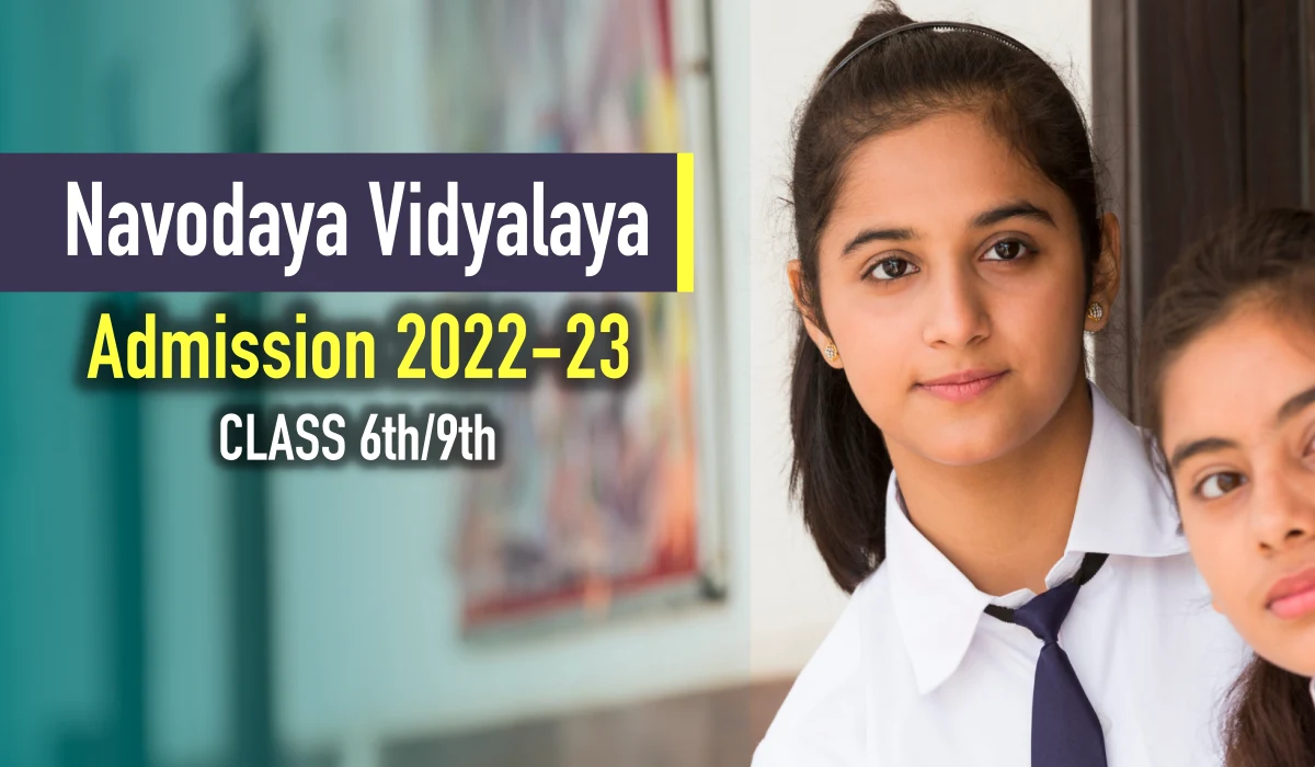 Navodaya Vidyalaya Admission 2022