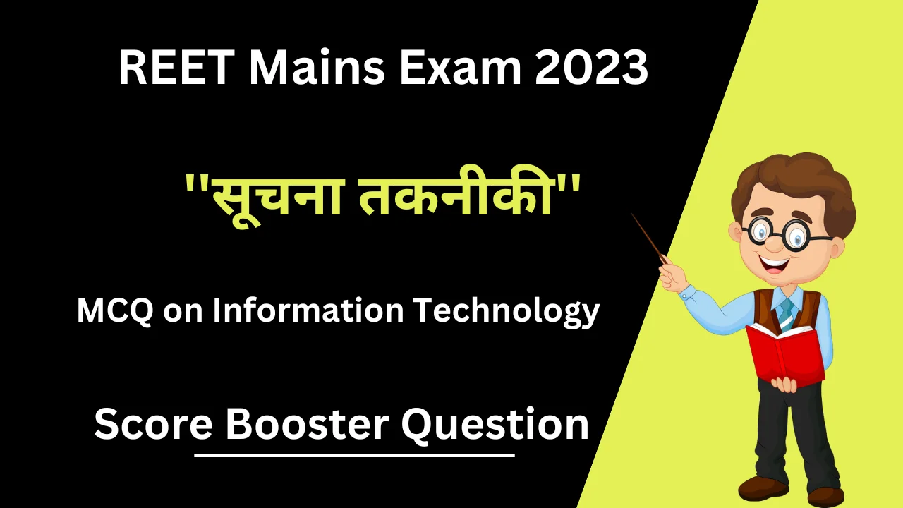 MCQ on Information Technology For REET Mains