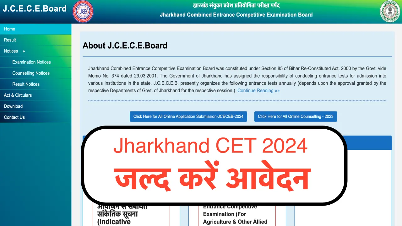 Jharkhand CET 2024 Exam